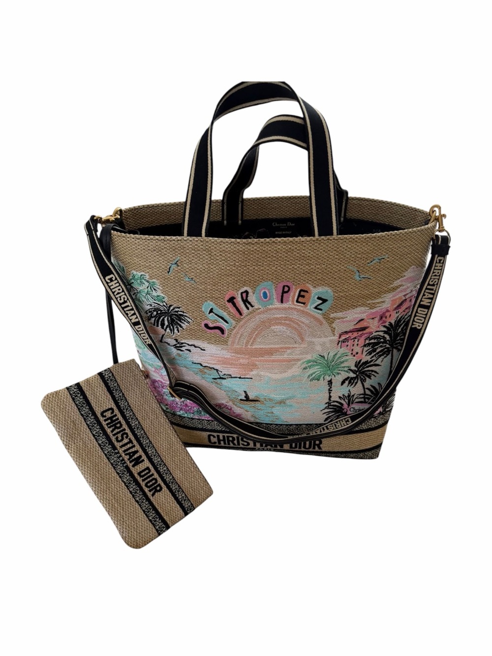 Dior Souvenir capsule, the Soft Dior Book Tote St. Tropez